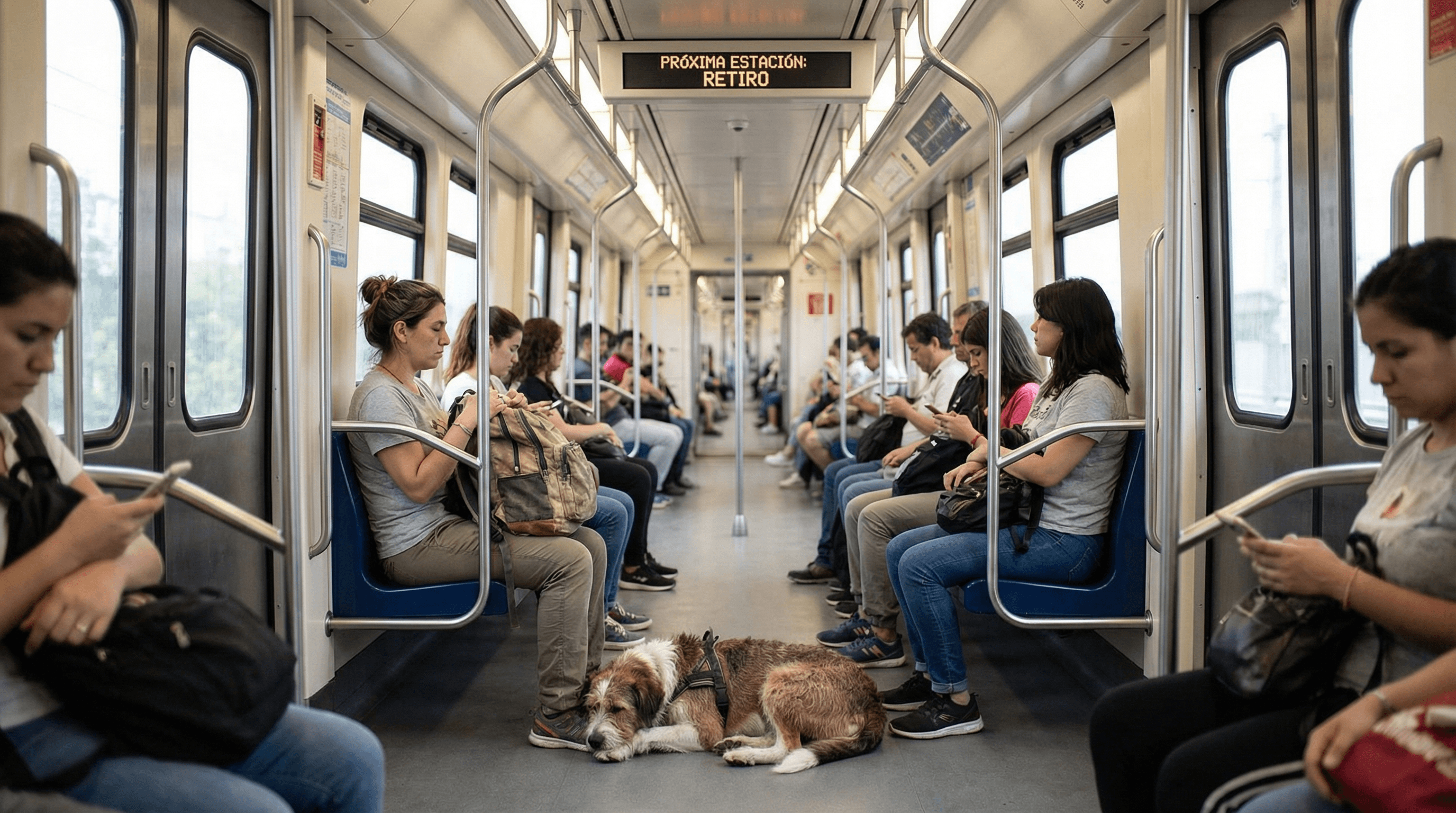 Viajar con perros en micro y tren en Argentina: guía 2026